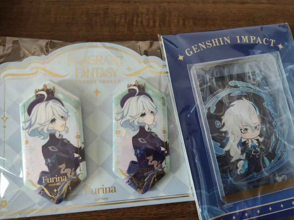 Conjunto de Cartas Genshin Impact Starlight Messages Coleção Chibi