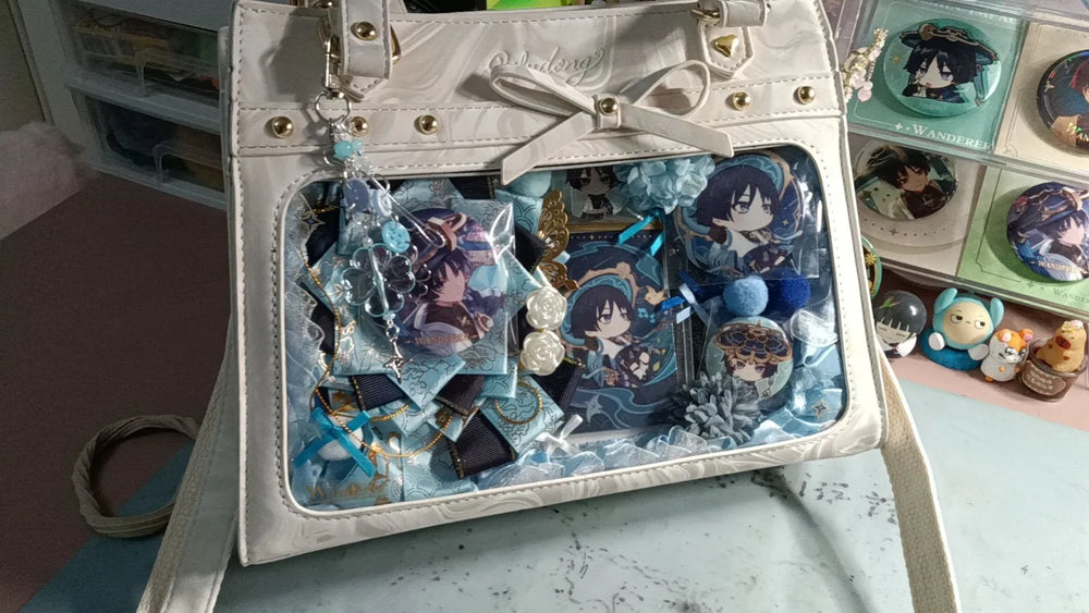 Conjunto de Cartas Genshin Impact Starlight Messages Coleção Chibi