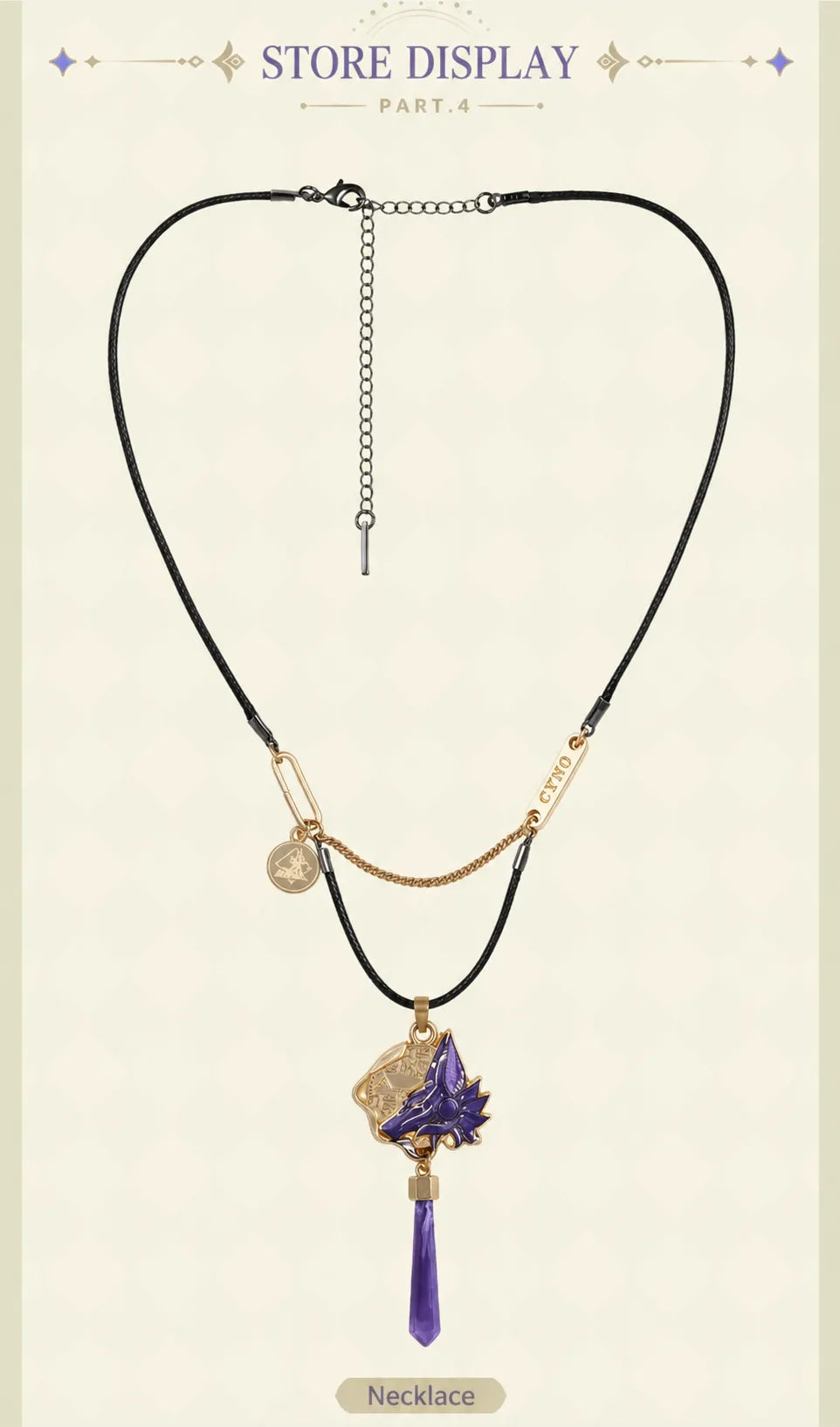 Cyno necklace and ring set combination display matching accessories