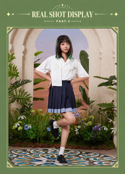 short sleeve cut and sleeve opening detail relaxed fit look