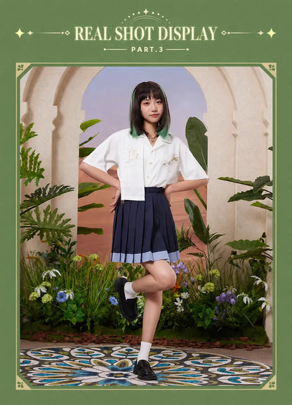short sleeve cut and sleeve opening detail relaxed fit look