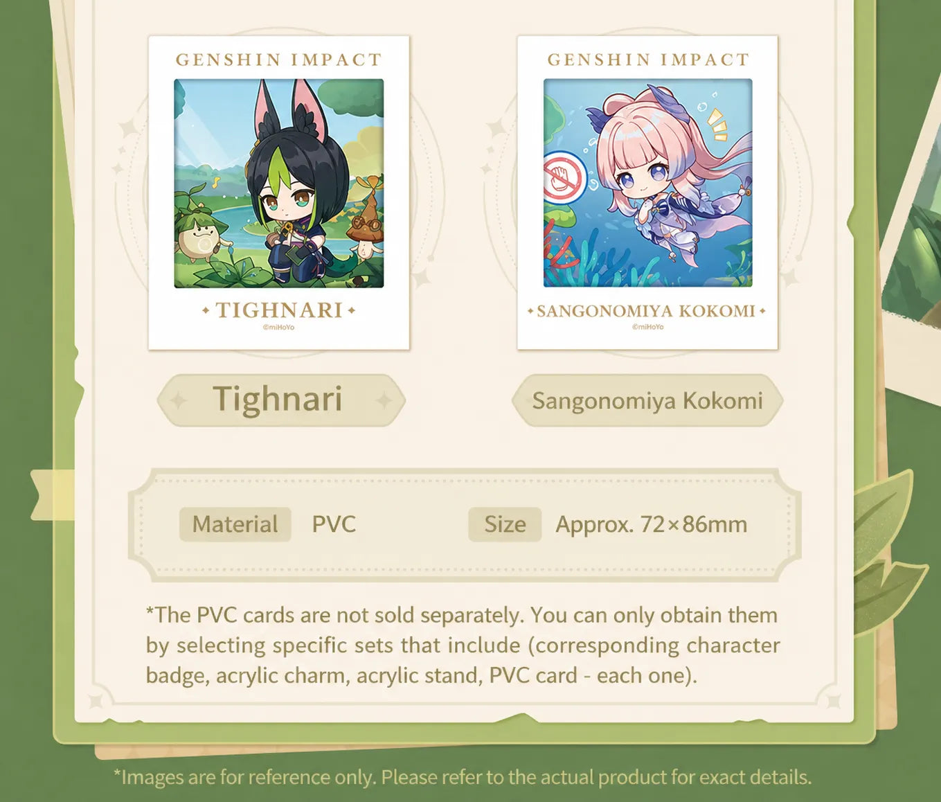 Genshin Impact Teyvat Nature Exploration Series chibi product detail image
