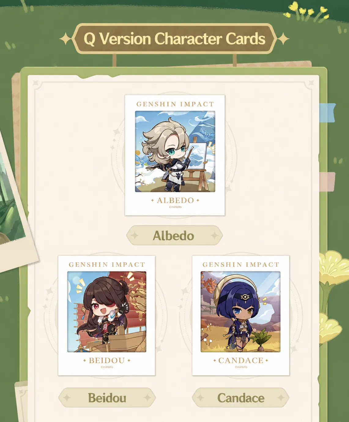 Genshin Impact Teyvat Nature Exploration Series chibi product detail image