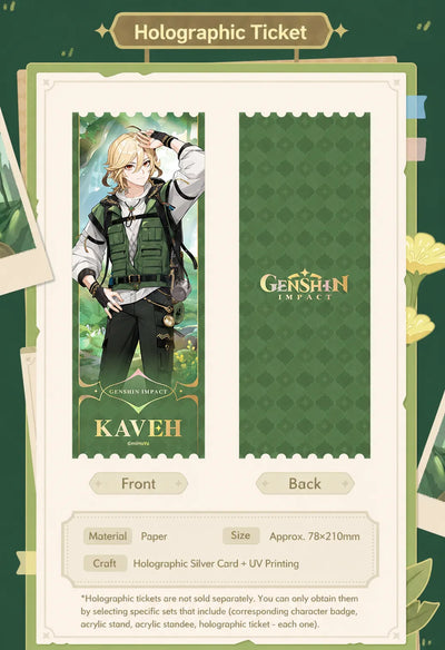 Genshin Impact Teyvat Nature Exploration Series Kaveh product detail image