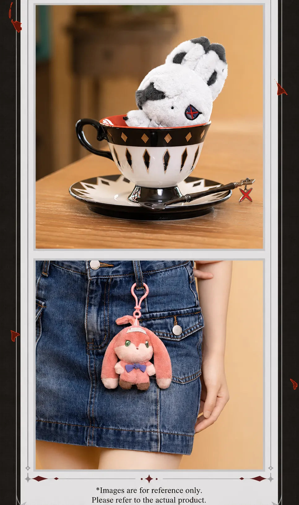 Character-themed plush merch from Genshin The Song Burning in the Embers series