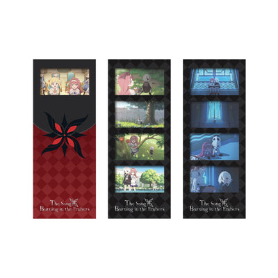 Genshin The Song Burning in the Embers film bookmark set Style A with cinematic story scenes