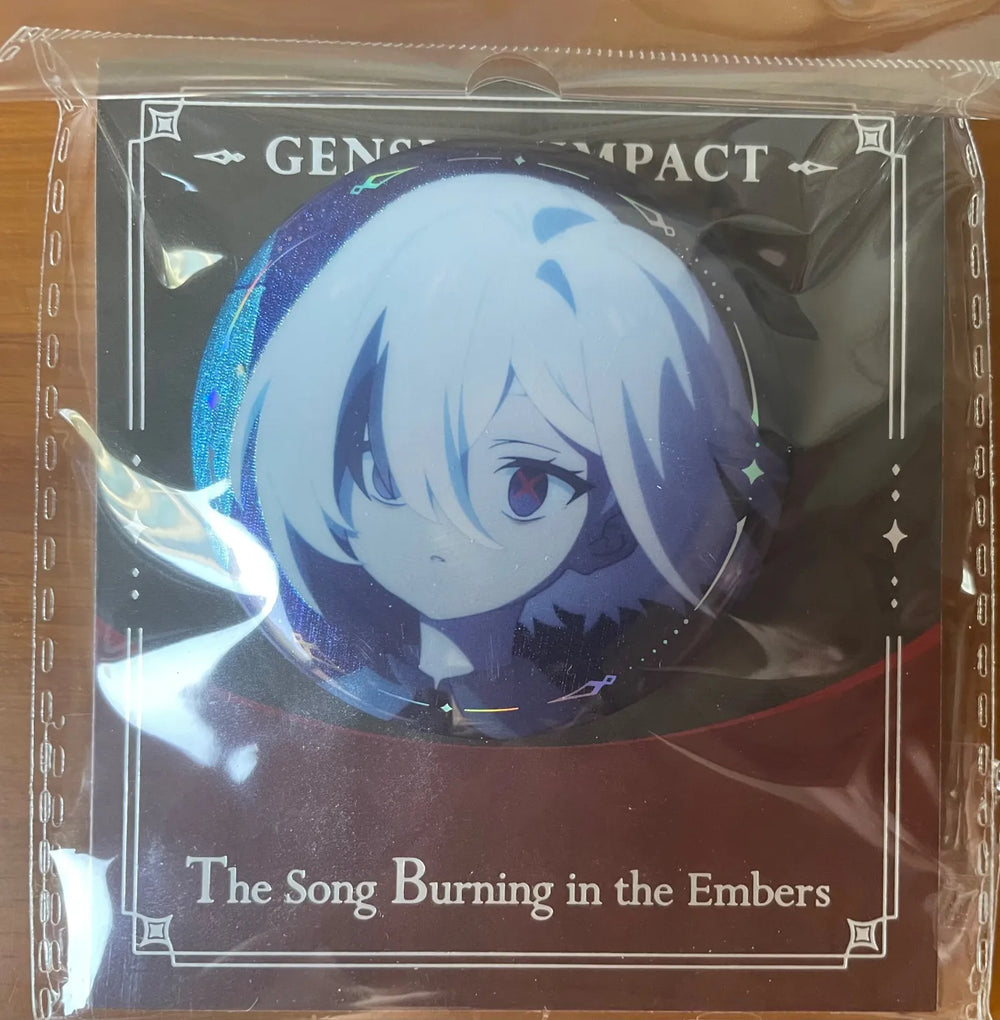 Genshin Impact The Song Burning in the Embers Badge & Film Bookmark Set