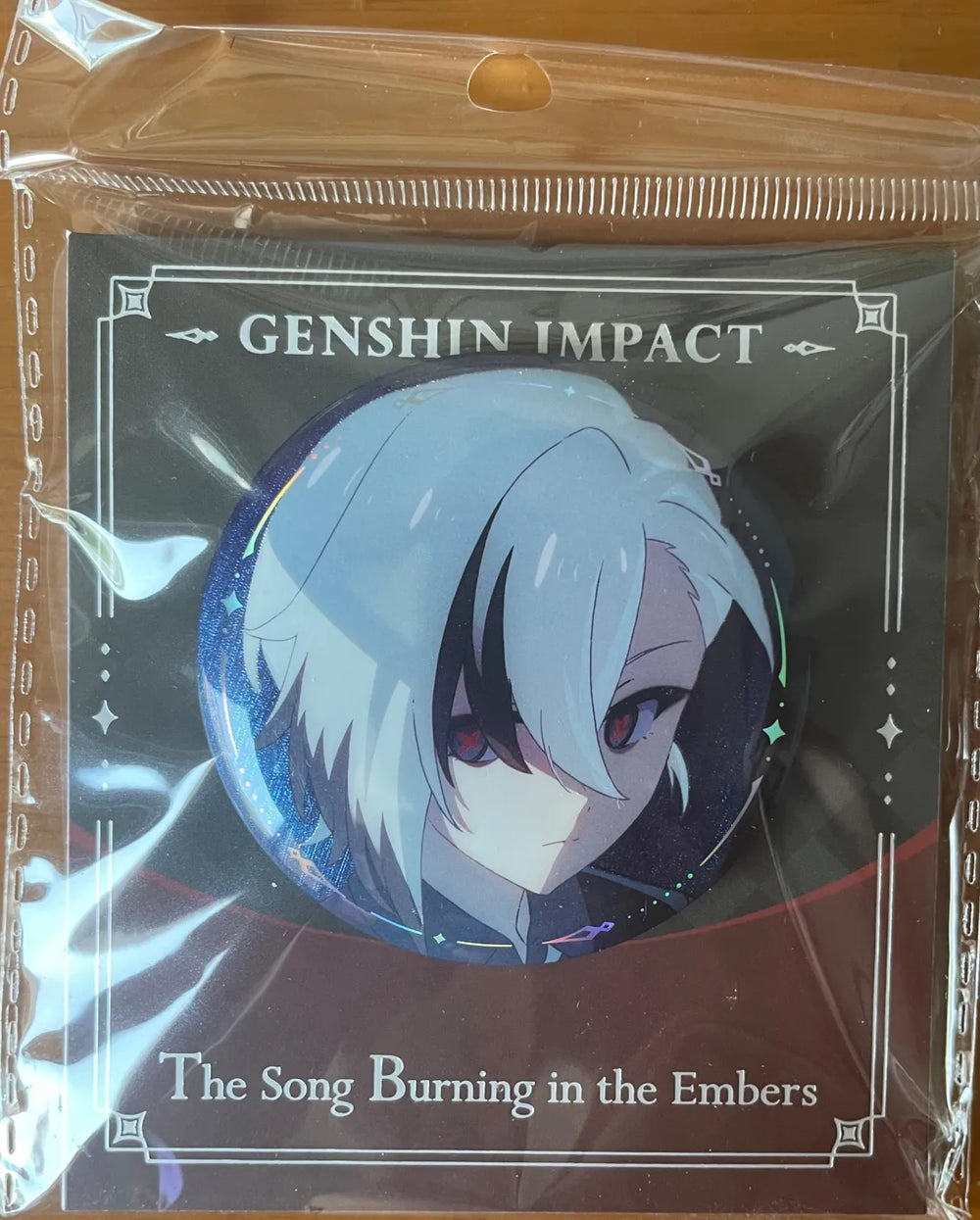 Genshin Impact The Song Burning in the Embers Badge & Film Bookmark Set