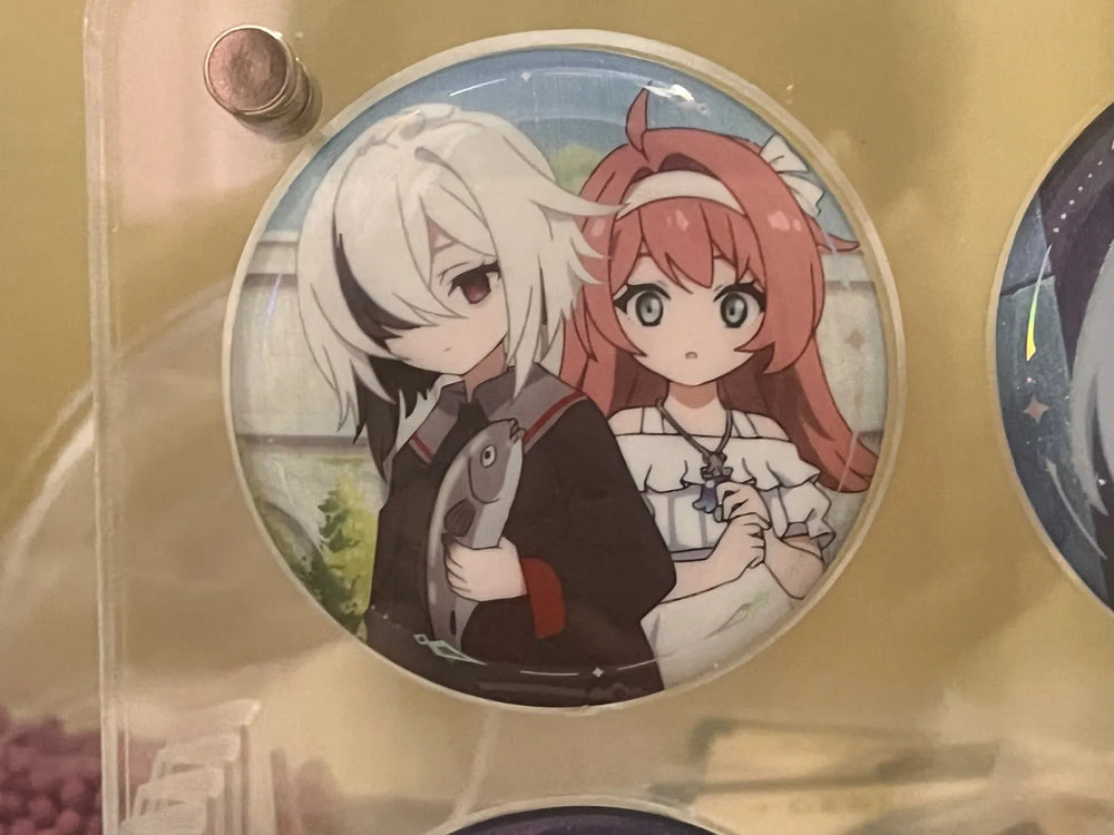 Genshin Impact The Song Burning in the Embers Badge & Film Bookmark Set