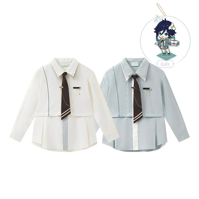 Venti long sleeve shirt green version full outfit styling