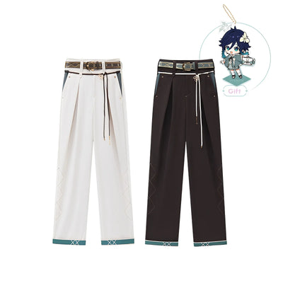 Venti theme pants walking scene natural outfit display
