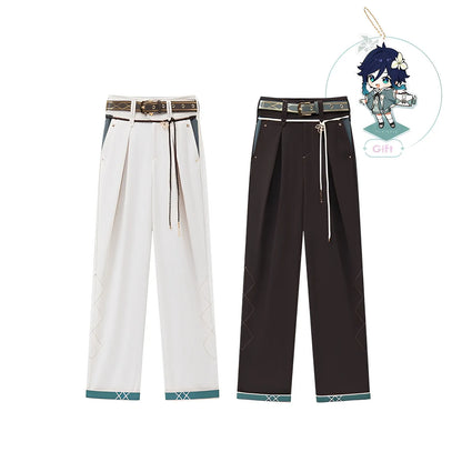 Venti theme pants walking scene natural outfit display