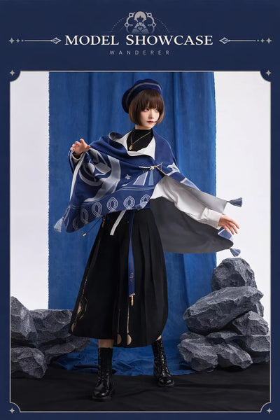 Wanderer brooch cosplay styling outfit accessory look