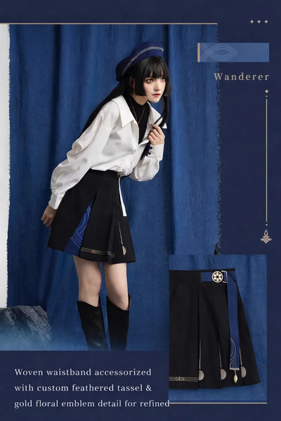 Wanderer themed outfit daily styling look showcase