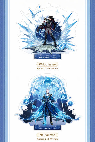 Genshin Impact acrylic stand detailed character illustration design
