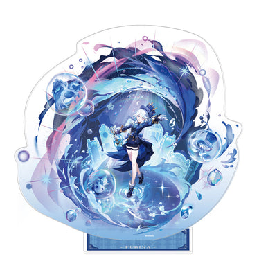 Genshin Impact Wishing Series acrylic stand featuring Furina character display