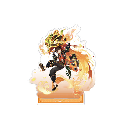 Genshin Impact Wishing Series acrylic stand featuring Gaming character display
