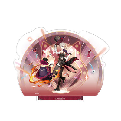 Genshin Wishing Series acrylic stand featuring Lyney character display