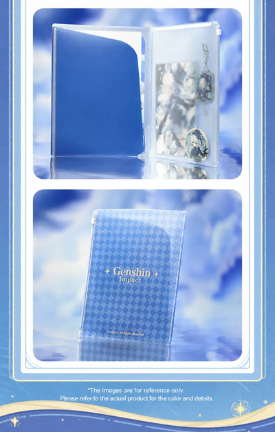 Genshin file folder back design and matte material detail