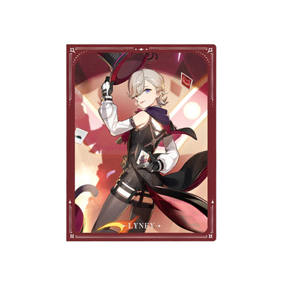 Genshin Wishing Series file folder featuring Lyney character design