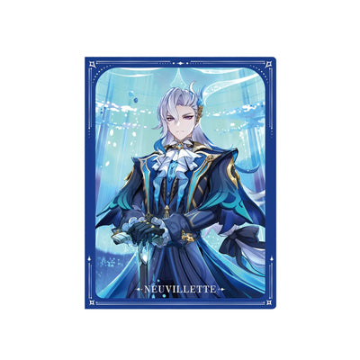 Genshin Wishing Series file folder featuring Neuvillette character design