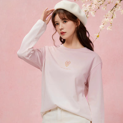 yae miko gradient long sleeve t-shirt back print detail