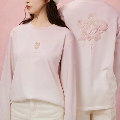 genshin impact yae miko themed long sleeve shirt front and back view