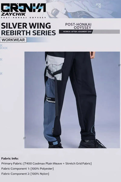 Bronya Silverwing tactical pants fabric material information polyester techwear pants