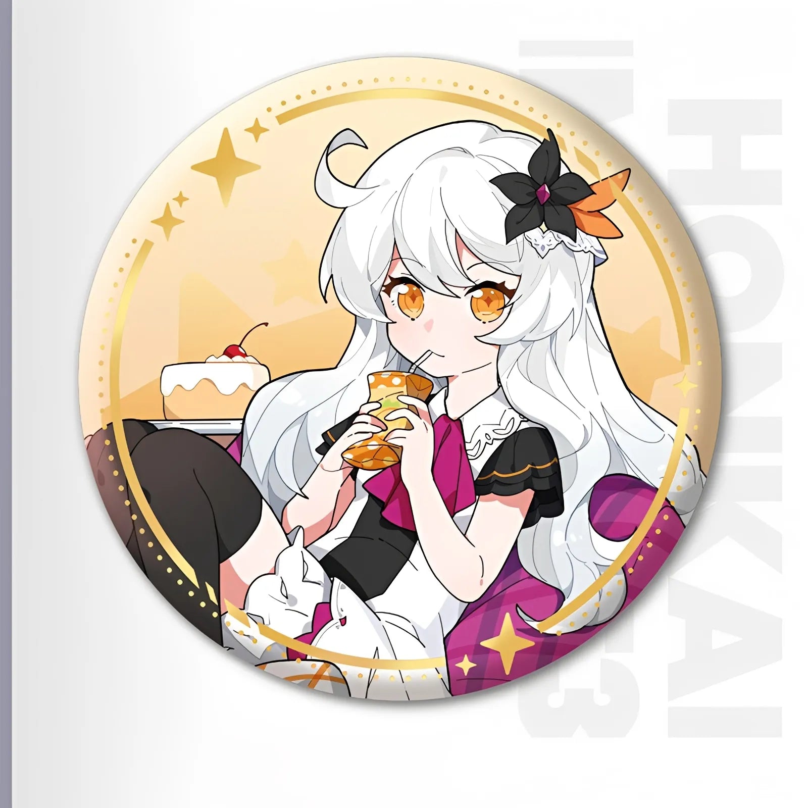 Honkai Impact 3 chibi Herrscher series tinplate badge Kiana Herrscher of the Void