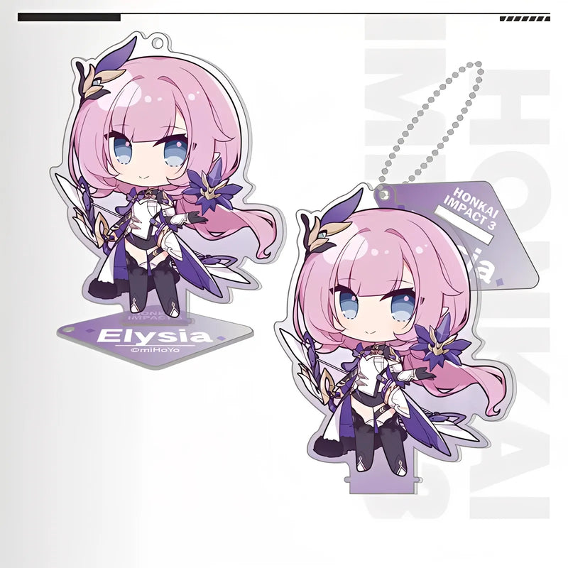 Honkai Impact 3 Elysia chibi acrylic keychain