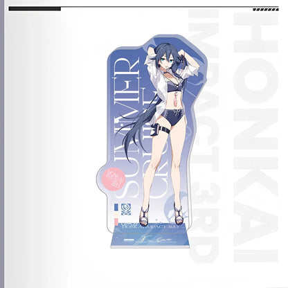 Honkai Impact 3 Fu Hua Leisure Summer Series acrylic stand anime figure display