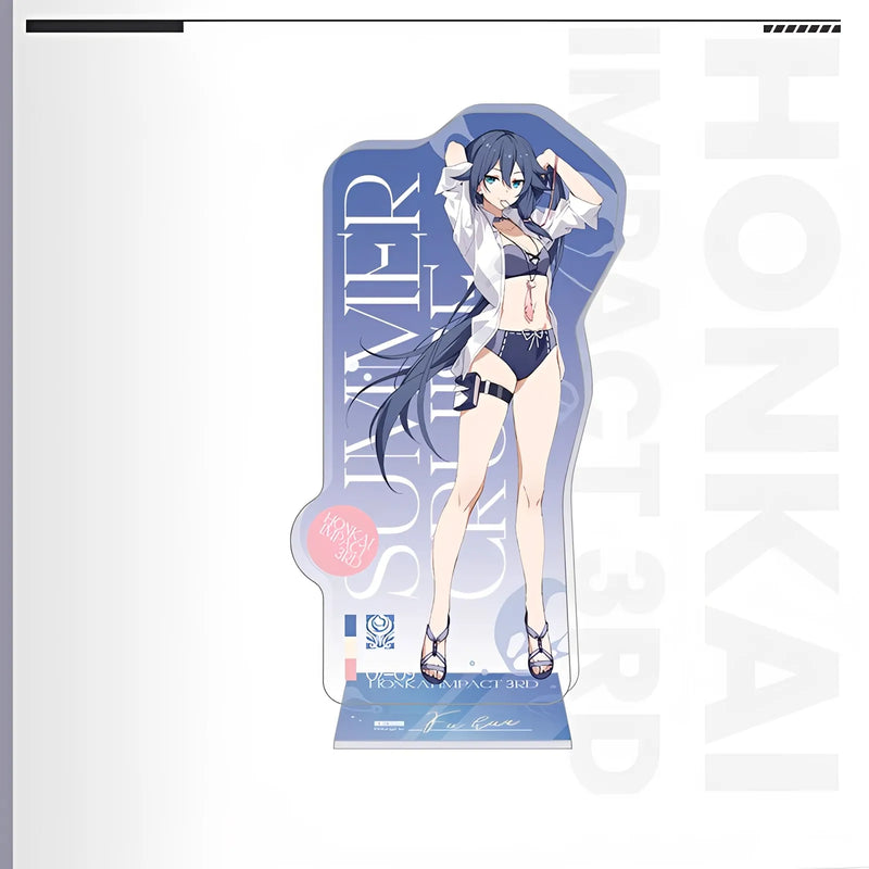 Honkai Impact 3 Fu Hua Leisure Summer Series acrylic stand anime figure display
