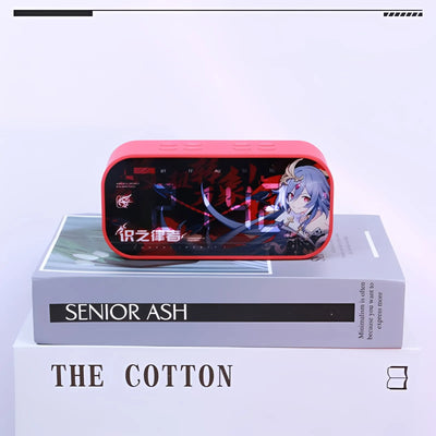 Fu Hua Herrscher of Sentience voice alarm clock LED display detail Honkai Impact anime merchandise