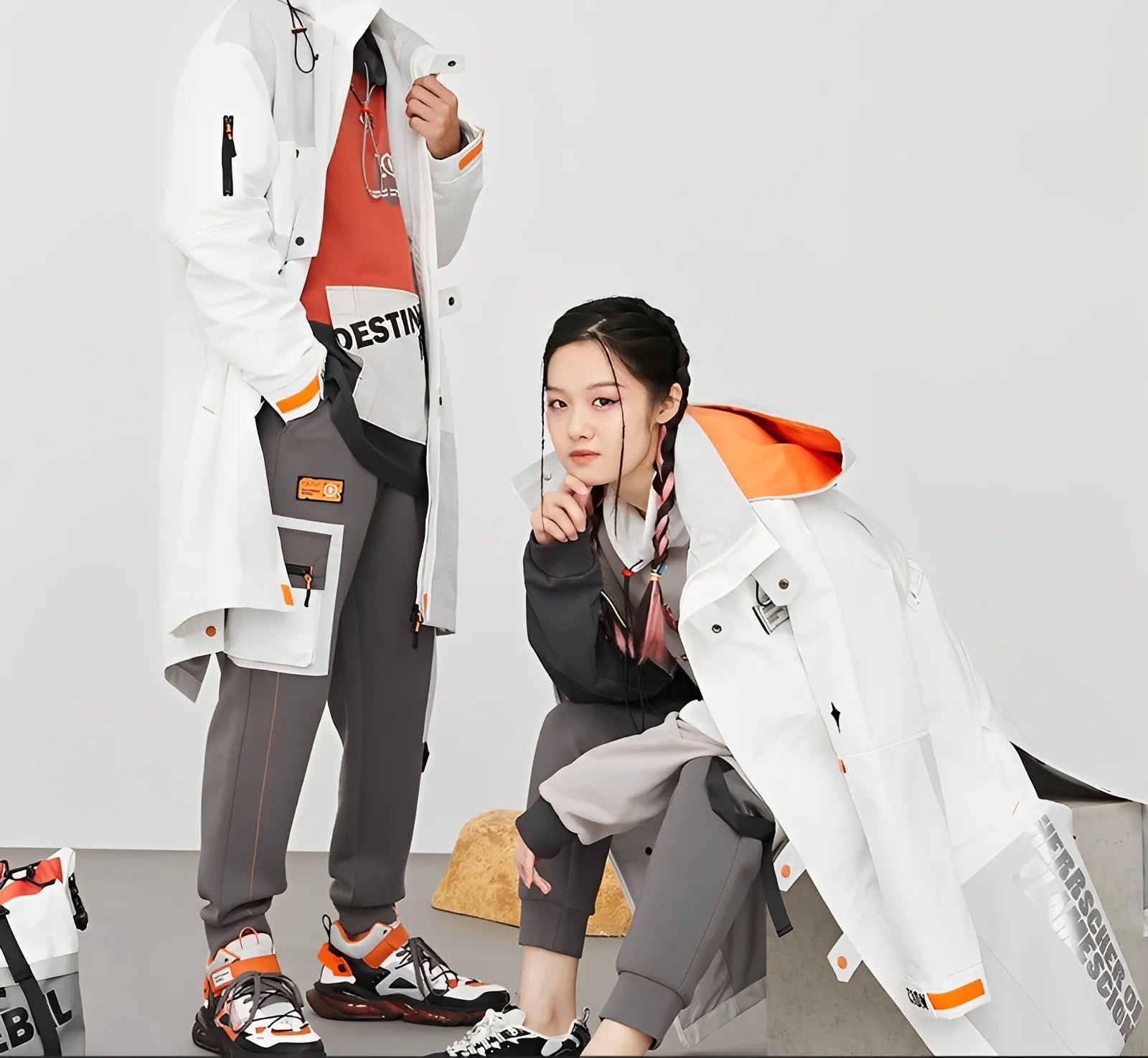 Honkai Impact 3 Herrscher of Flamescion Kiana series jacket side view futuristic anime outerwear