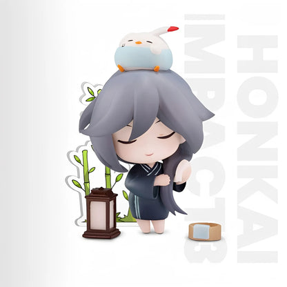 Honkai Impact 3 Hot Spring Vacation chibi figure Fu Hua collectible anime desk figure