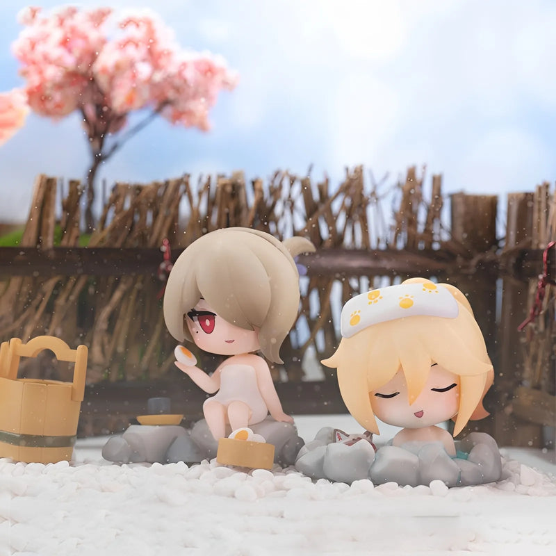 Honkai Impact 3 Hot Spring Vacation Series chibi figures collectible anime desk figures