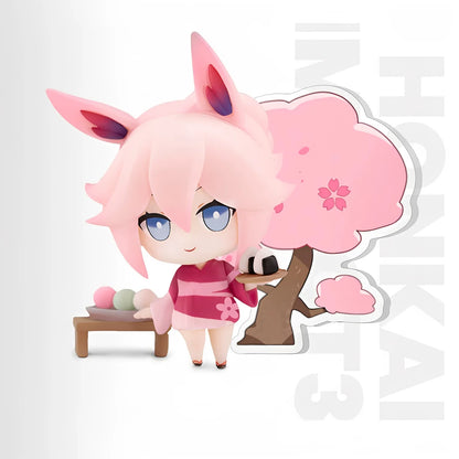 Honkai Impact 3 Hot Spring Vacation chibi figure Yae Sakura collectible anime desk figure