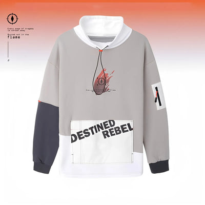 Honkai Impact 3 Flame-Chasers Kiana hoodie worn by model anime themed cotton hoodie