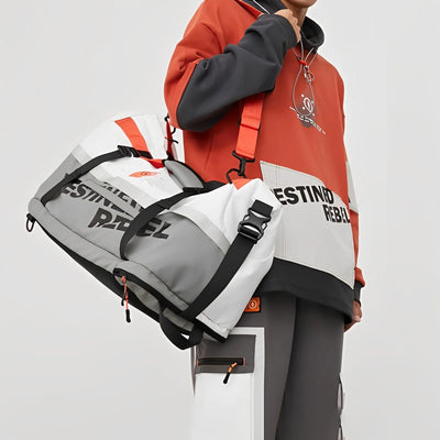 Honkai Impact 3 Kiana Herrscher of Flamescion backpack worn by model showing daily use style