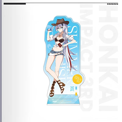Honkai Impact 3 Kiana Kaslana Leisure Summer Series acrylic stand anime figure display