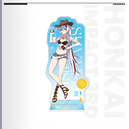 Honkai Impact 3 Kiana Kaslana Leisure Summer Series acrylic stand anime figure display