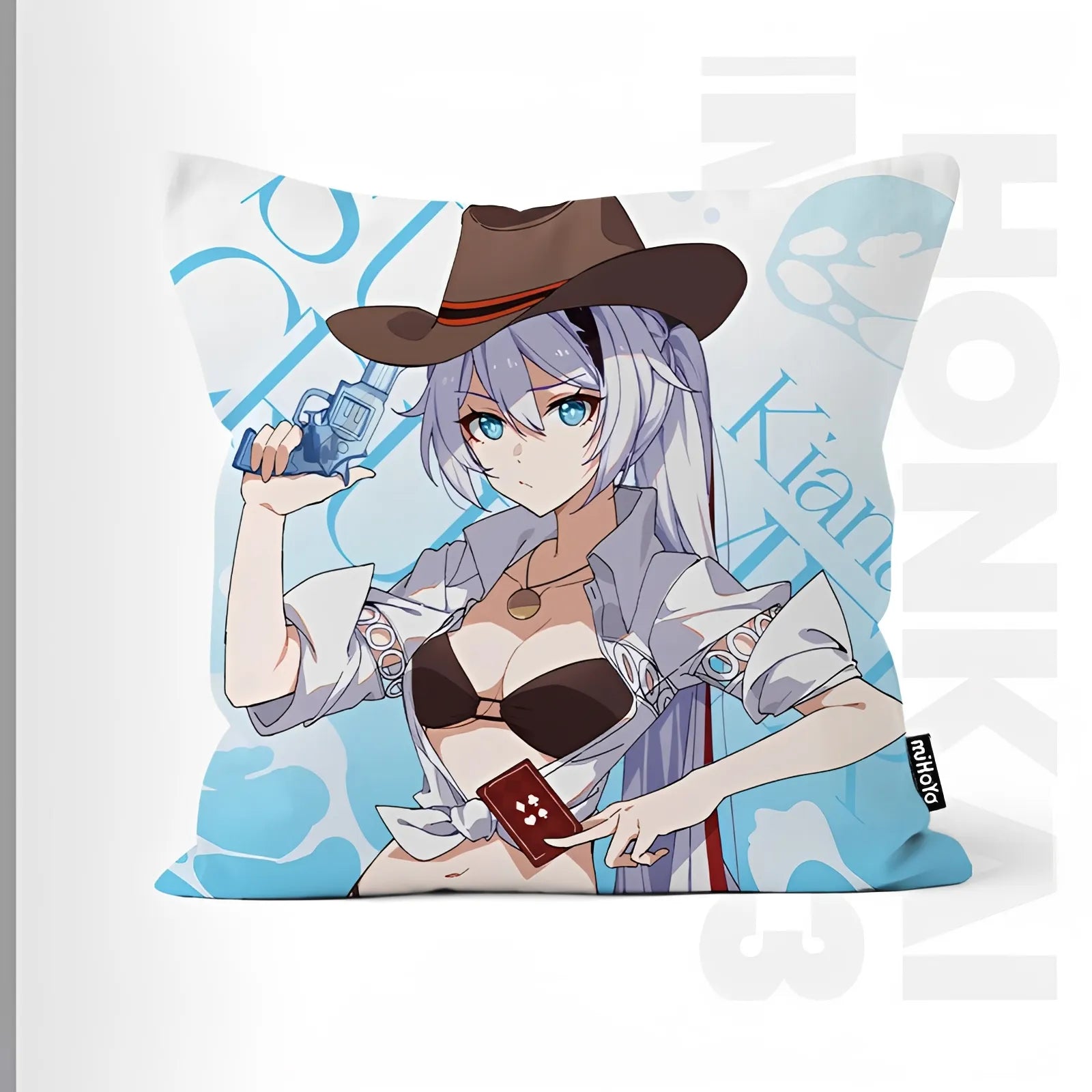 Honkai Impact 3 Kiana Kaslana Leisure Summer Series plush pillow anime cushion