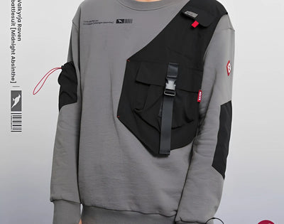 Honkai Impact 3 Midnight Absinthe Natasha patchwork sweatshirt layered tactical design anime apparel