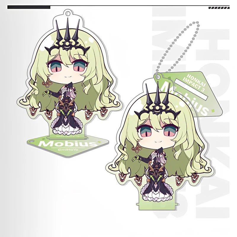 Honkai Impact 3 Mobius chibi acrylic keychain