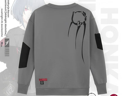 Natasha Midnight Absinthe sweatshirt inspired by Honkai Impact 3 battlesuit design