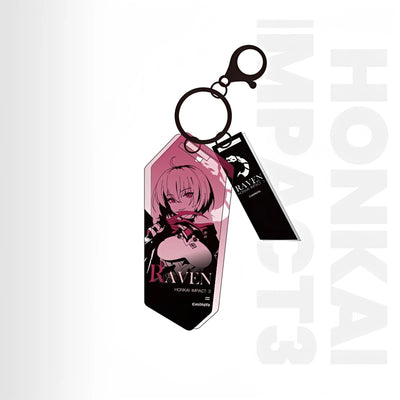 Honkai Impact 3 Natasha Serpent Imprint acrylic keychain with sleek acrylic tag design