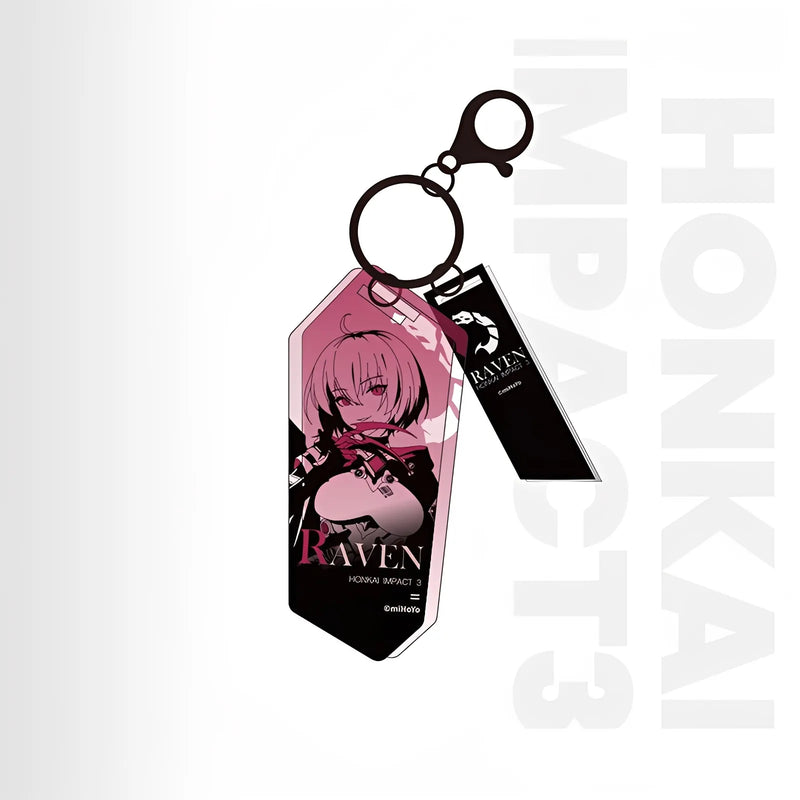 Honkai Impact 3 Natasha Serpent Imprint acrylic keychain with sleek acrylic tag design