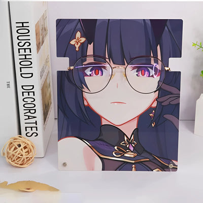 Honkai Impact 3 Raiden Mei acrylic glasses stand detailed design