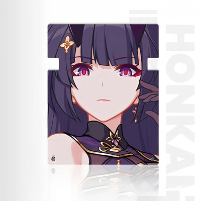 Honkai Impact 3 Raiden Mei acrylic glasses stand side angle view