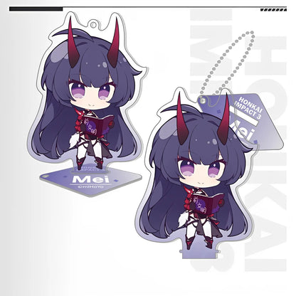 Honkai Impact 3 Raiden Mei chibi acrylic keychain